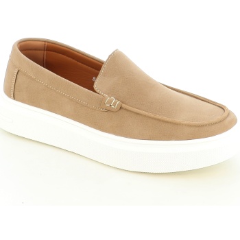 88006/3 ανδρικο υποδημα casual, μπεζ
