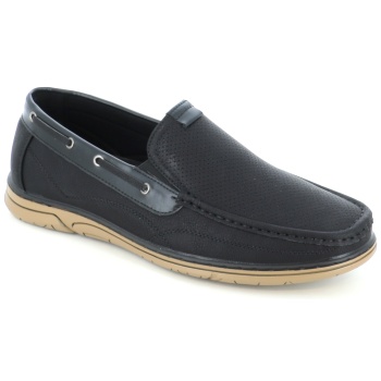85663 ανδρικο υποδημα casual, μαυρο