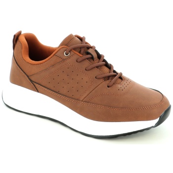 87765/8 ανδρικο υποδημα casual, καφε