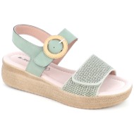  2615 γυναικειο υποδημα πεδιλο, πρασινο