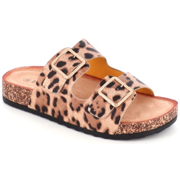 9004 γυναικειο υποδημα flat, καφε