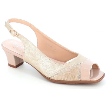 1955-52 γυναικειο υποδημα πεδιλο, μπεζ