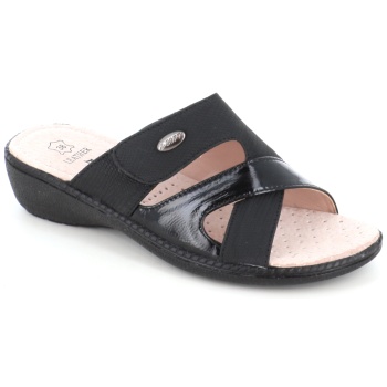 2636 γυναικειο υποδημα τσοκαρο, μαυρο