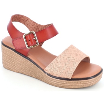 2605 γυναικειο υποδημα πεδιλο, μπεζ