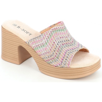 98202 γυναικειο υποδημα mule, μπεζ