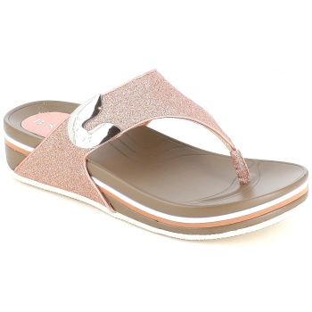 6329-61 γυναικειο υποδημα διχαλο, χρυσο