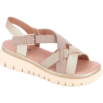 2505-19 γυναικειο υποδημα πεδιλο, μπεζ