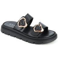  2505-22 γυναικειο υποδημα τσοκαρο, μαυρο