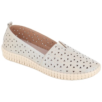 2026-01 γυναικειο υποδημα μοκασινι, μπεζ