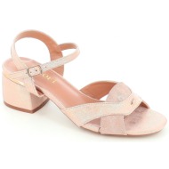  2412-07 γυναικειο υποδημα πεδιλο, ροζ