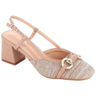  1511-5 γυναικειο υποδημα πεδιλο, μπεζ