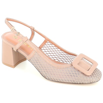 2409-02 γυναικειο υποδημα πεδιλο, μπεζ