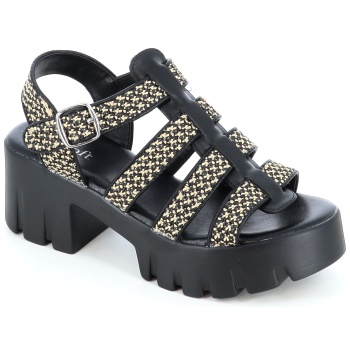 55312 γυναικειο υποδημα πεδιλο, μαυρο