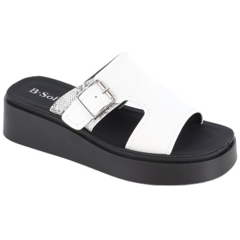 50323 γυναικειο υποδημα flatform, ασπρο