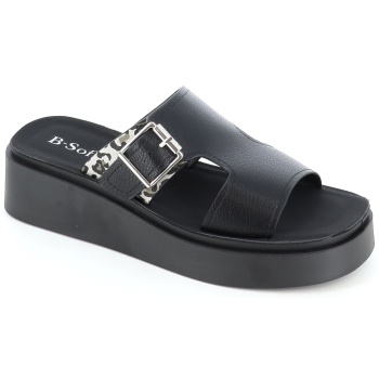 50323 γυναικειο υποδημα flatform, μαυρο