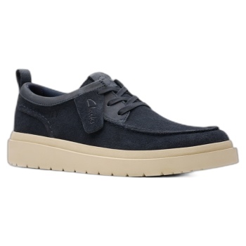 clarks polden moc navy suede 26180866