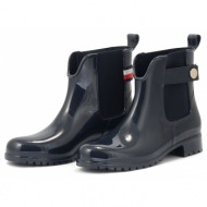  tommy hilfiger ankle rainboot with metal detail fw0fw06777-dw5 - 01362