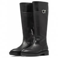  calvin klein rubber sole knee boot w/hw hw0hw01689-beh - 00873