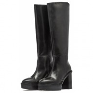  tommy hilfiger elevated plateau longboot fw0fw07545-bds - 00873