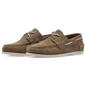 tommy hilfiger th boat shoe core suede
