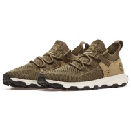  timberland - winsor trail low lace up sneaker olive knit - tmeo9