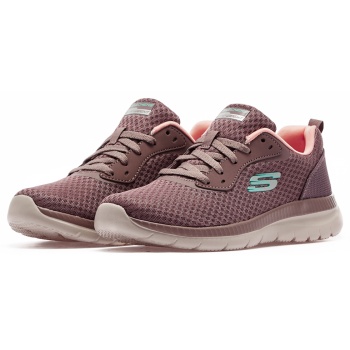 skechers mesh lace up w 12606 - sk.lav