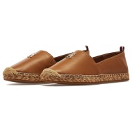  tommy hilfiger th leather flat espadrille fw0fw07720 - thgu9