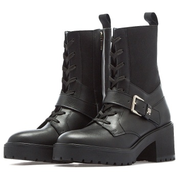 tommy hilfiger tommy belt leather boot