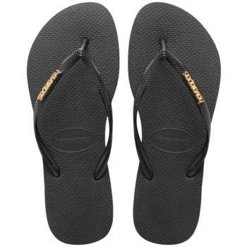 σαγιονάρες havaianas slim logo metallic σε προσφορά