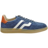  sneaker gant δερμάτινο suede cuzmo 28633481-g63-blue ανδρικό