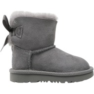  μποτάκια ugg mini bailey bow ii 1017397t-lgh unisex παιδικό