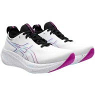  παπούτσια running asics gel-nimbus 26 1012b601-102-white-soothing sea γυναικείο