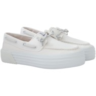  sneaker sperry crest boat platform sts88713-white γυναικείο