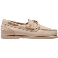  μοκασίνια timberland boat tb0a627ven71-en7 - light beige nubuck γυναικείο