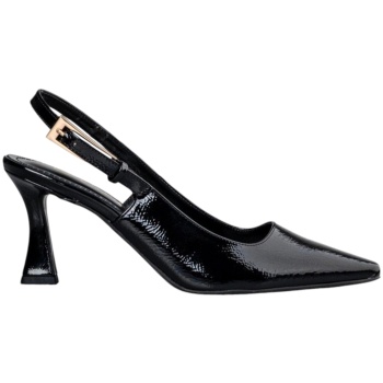 γόβα slingback pumps λουστρίνι