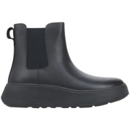  μποτάκια fitflop f-mode flatform chelsea fh4-090-all black γυναικείο