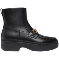  μποτάκια fitflop κοντό f-luma ij9-001-black γυναικείο