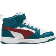  sneaker puma mid rebound v6 mid ac 396542-18 unisex παιδικό