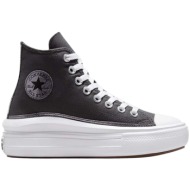  sneaker converse chuck taylor all star move glitter a11115c-010-dark matter-black-white unisex παιδι