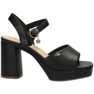  πέδιλα mexx heeled sandal lou mity1602641w-01-black γυναικείο