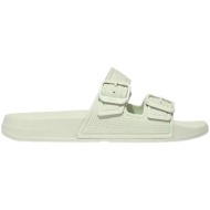  slides fitflop iqushion 2 bar buckle fd2-b10-sage brush γυναικείο