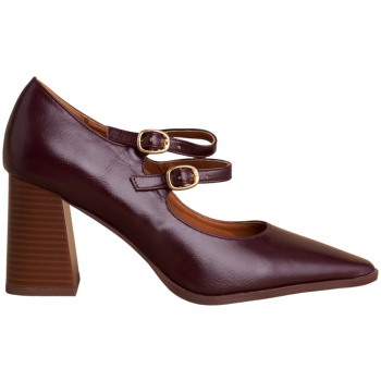 γόβα attrattivo με χοντρό τακούνι σε προσφορά