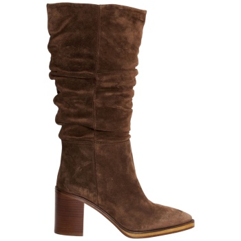 μπότες ale σουέντ με τακούνι σε προσφορά