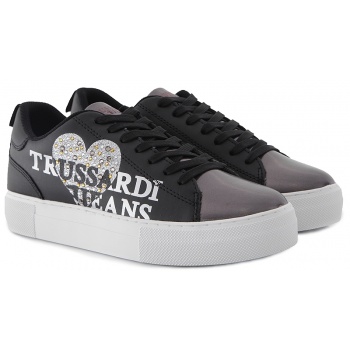 sneaker trussardi jeans με στρας σε προσφορά