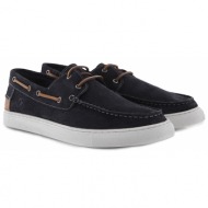  παπούτσια με κορδόνια lumberjack bay sm62604-001-navy-blue