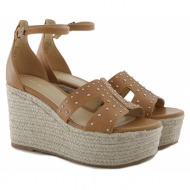  πλατφόρμες nine west alina alina-medium natural leather