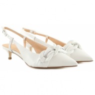  γόβα guess sling back jazara fl6jzrlea05-white