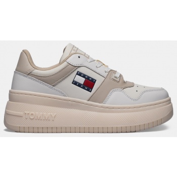 tommy jeans retro basket flatf