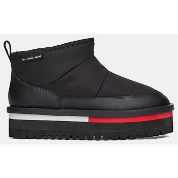 tommy jeans tjw nylon flatform boot wl