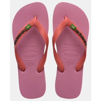 havaianas brasil logo chiffon rose